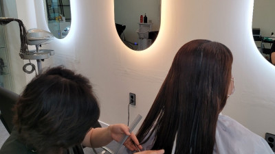일산 실습미용실 6월20일 실습교육생 시술